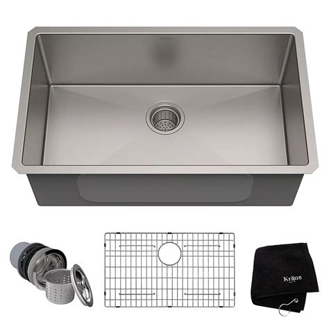 single stainless sink 30 inch